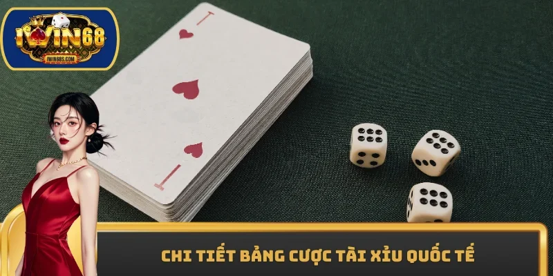 Chi tiết bảng cược tài xỉu quốc tế